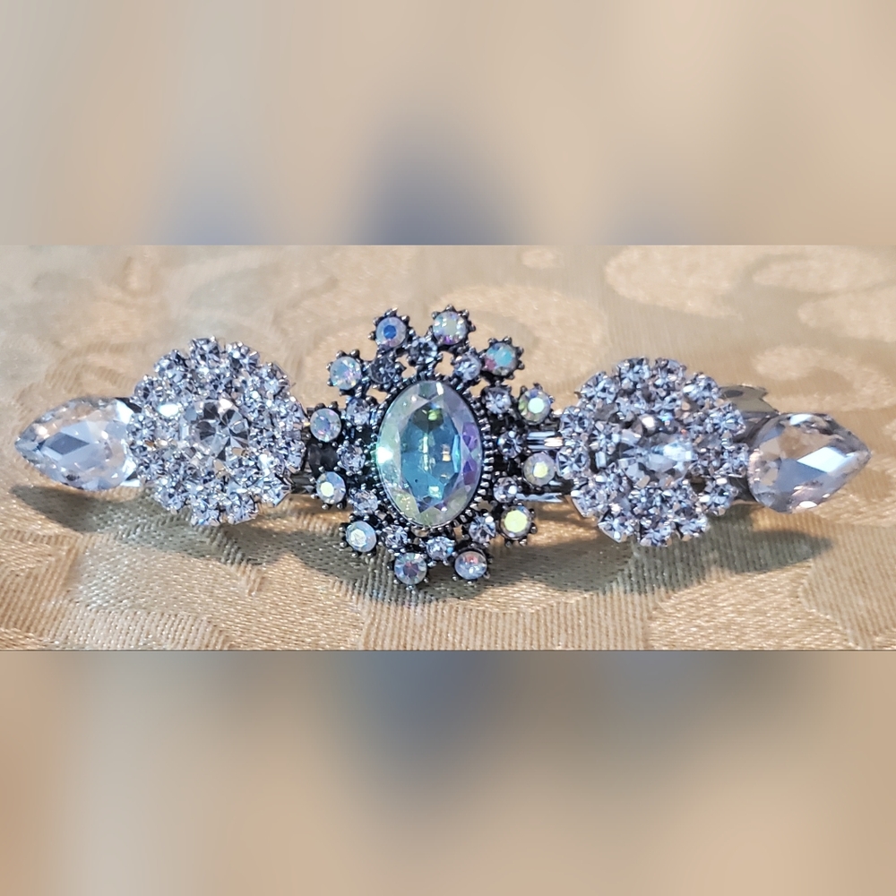 Iridescent Rhinestone and Crystal Barrett